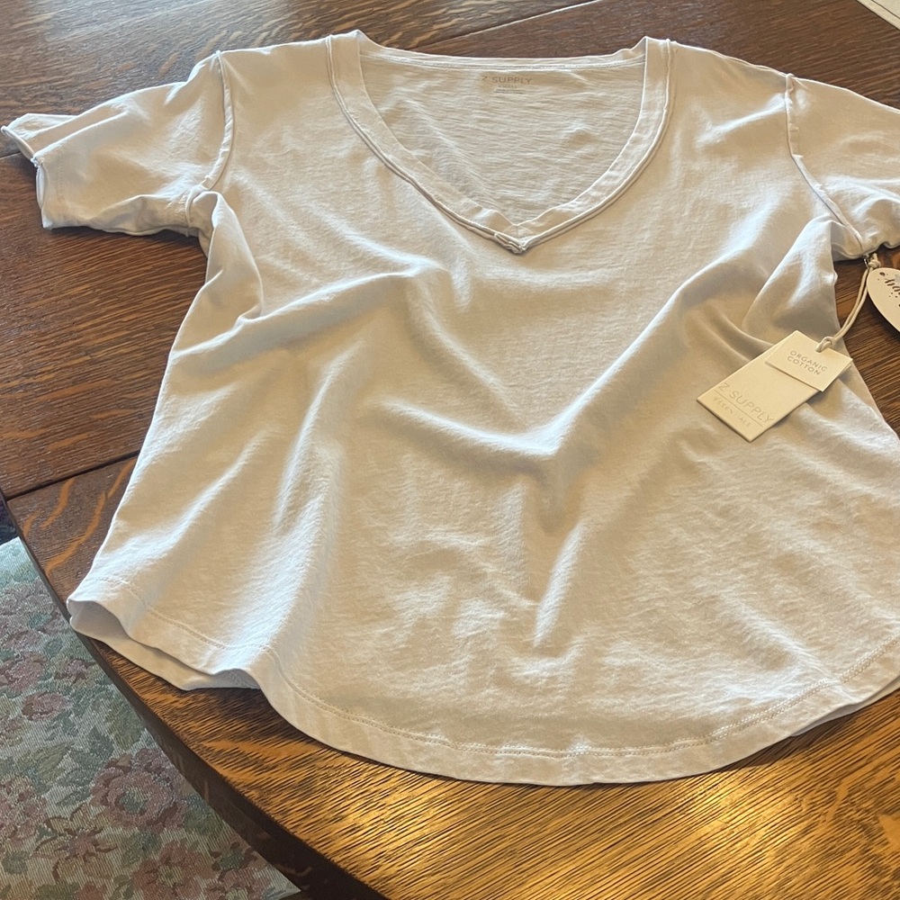 Z Supply V-Neck Short Sleeve Tee NWT